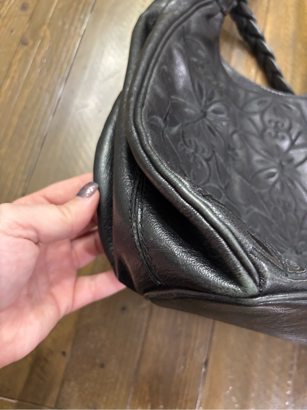 Brighton Florencia Floral Embroidered Hobo Bag - Picture 8 of 14
